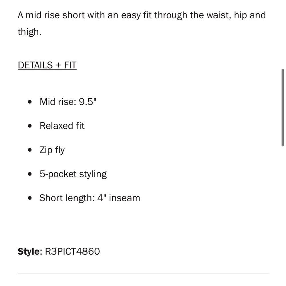 JOES Jeans Ozzie Mid Rise Side Slit Jean Shorts 25 - Picture 4 of 8